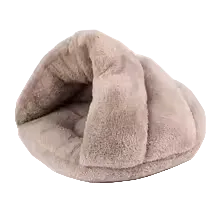 Pluszowe legowisko-muszla 2w1