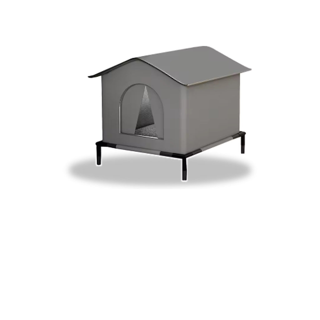 Domek dla kota i małego psa – ocieplany, wodoodporny, na podwyższeniu