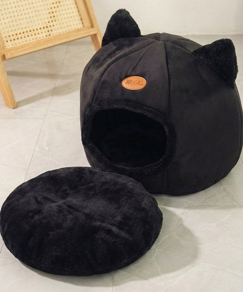 Ciepły domek dla kota Bezpieczna jaskinia do spania