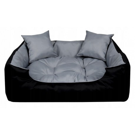 Legowisko dla psa kojec ECCO 55x45 cm Wodoodporne Szare