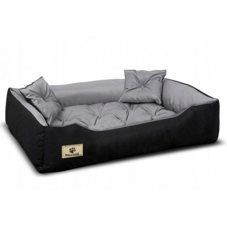Legowisko dla psa kojec PRESTIGE 55x45 cm Wodoodporne Szare
