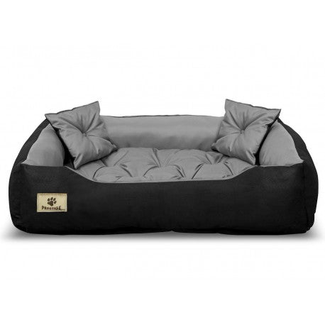 Legowisko dla psa kojec PRESTIGE 55x45 cm Wodoodporne Szare