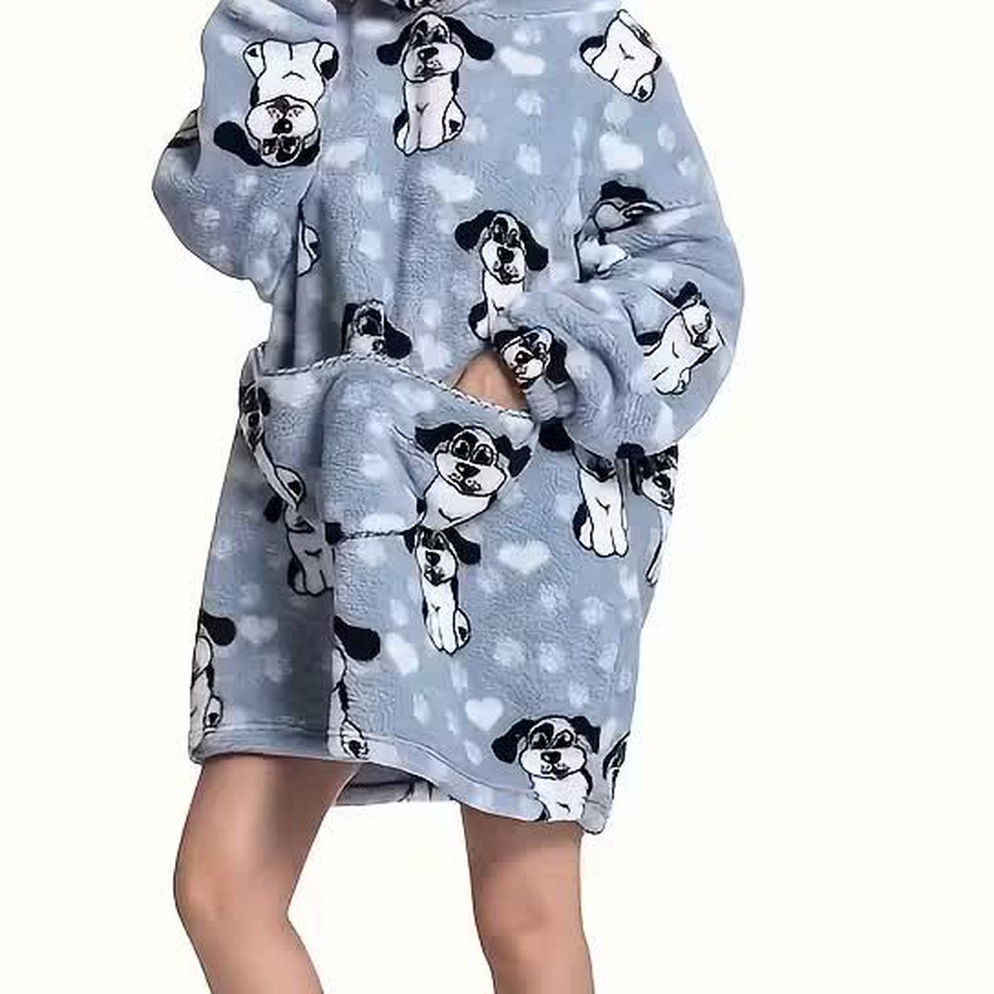 Bluzo‑koc z kapturem — ciepło, które nosisz ze sobą