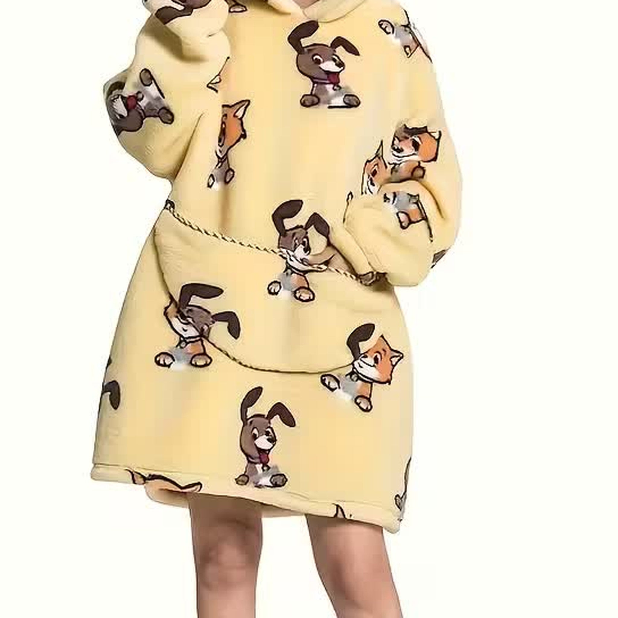 Bluzo‑koc z kapturem — ciepło, które nosisz ze sobą