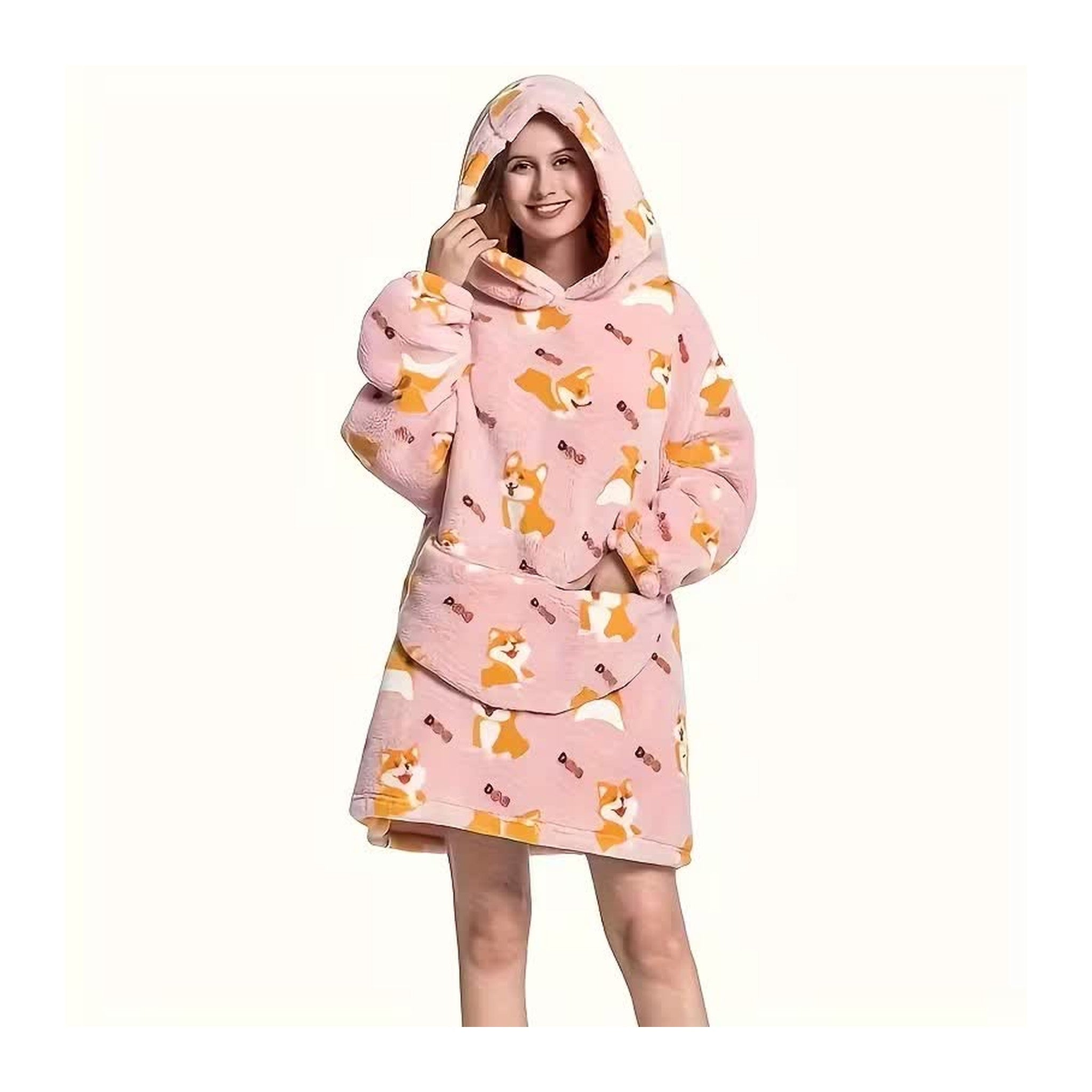 Bluzo‑koc z kapturem — ciepło, które nosisz ze sobą