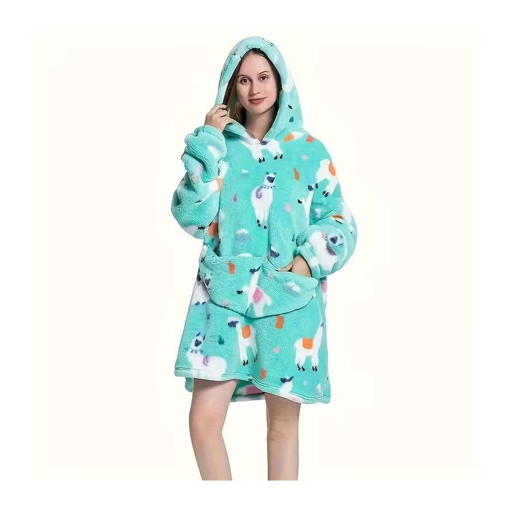 Bluzo‑koc z kapturem — ciepło, które nosisz ze sobą