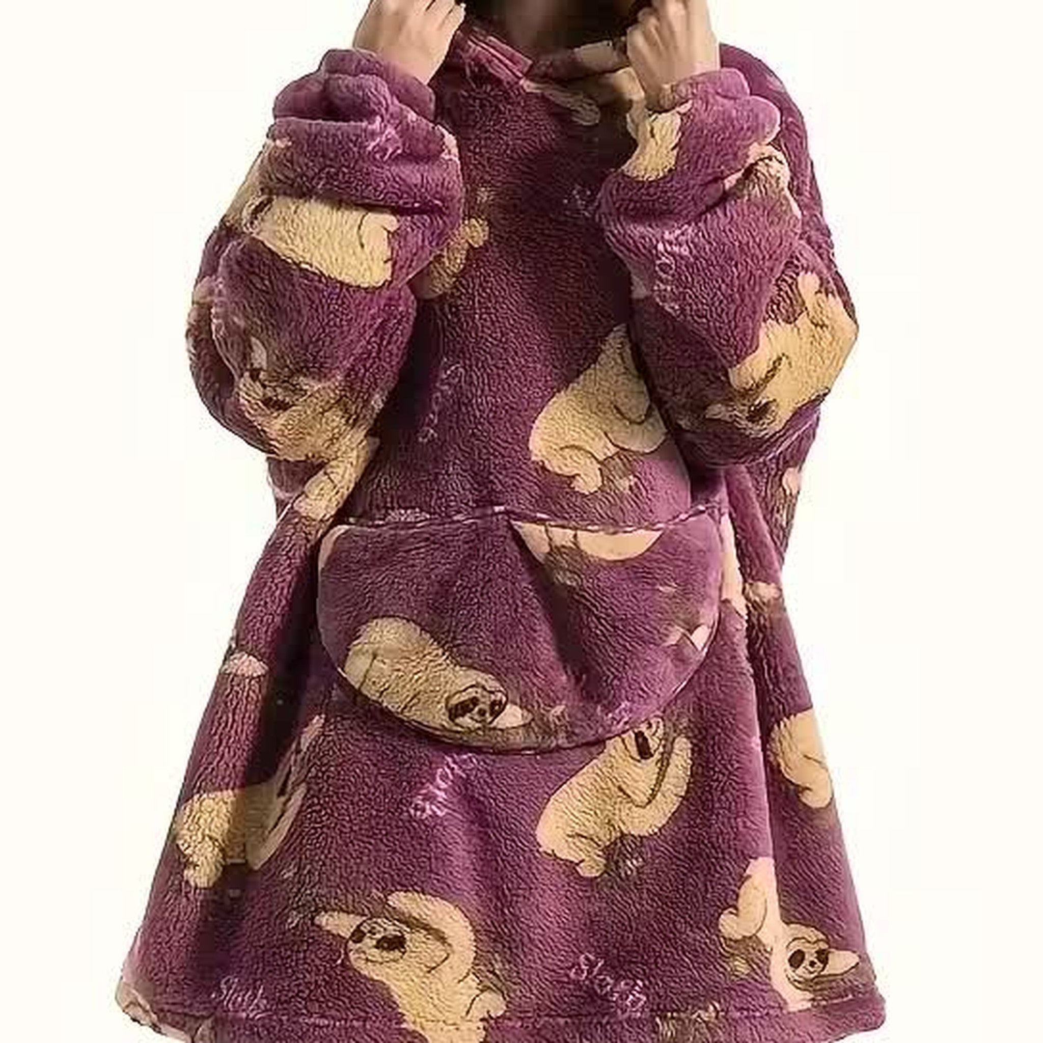 Bluzo‑koc z kapturem — ciepło, które nosisz ze sobą