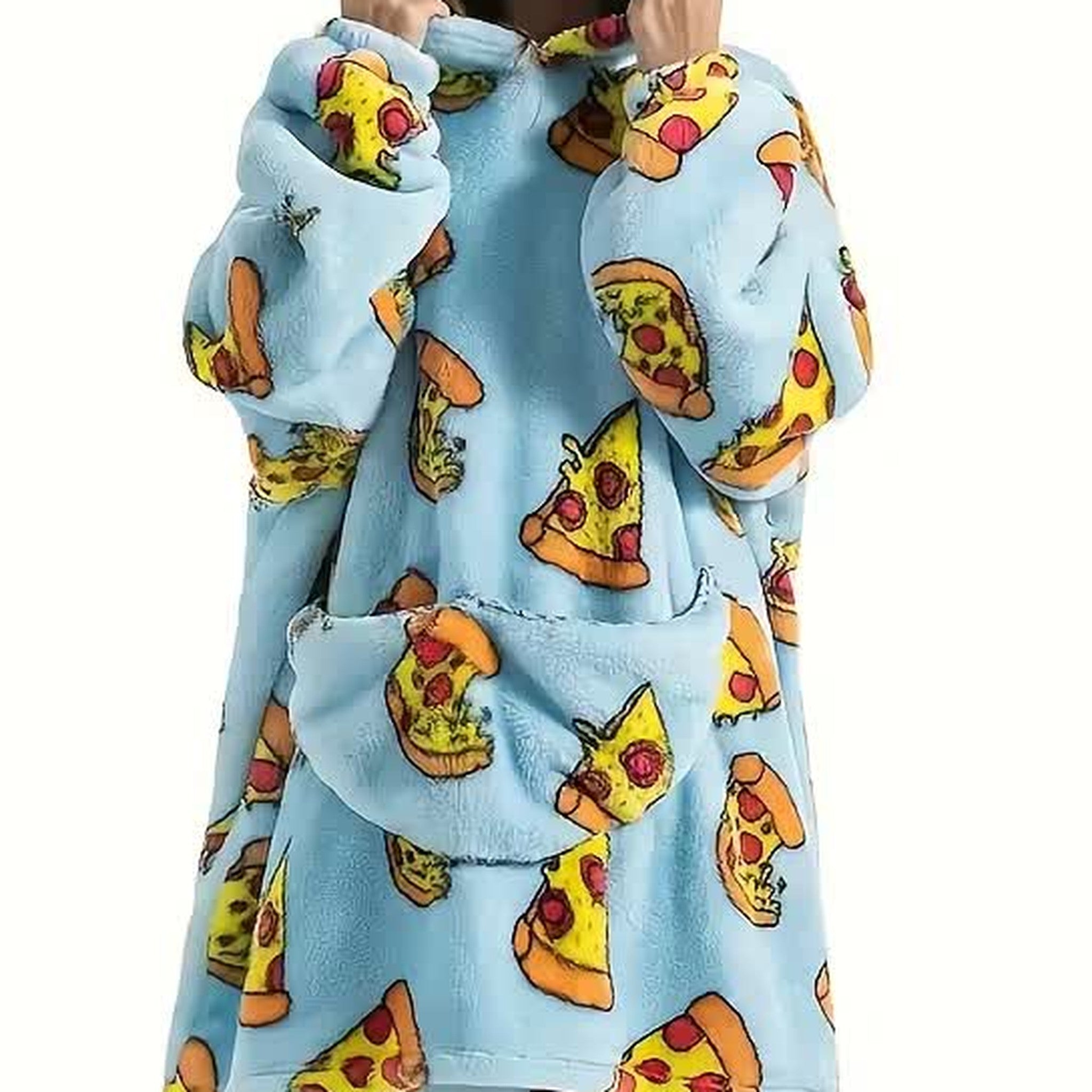 Bluzo‑koc z kapturem — ciepło, które nosisz ze sobą