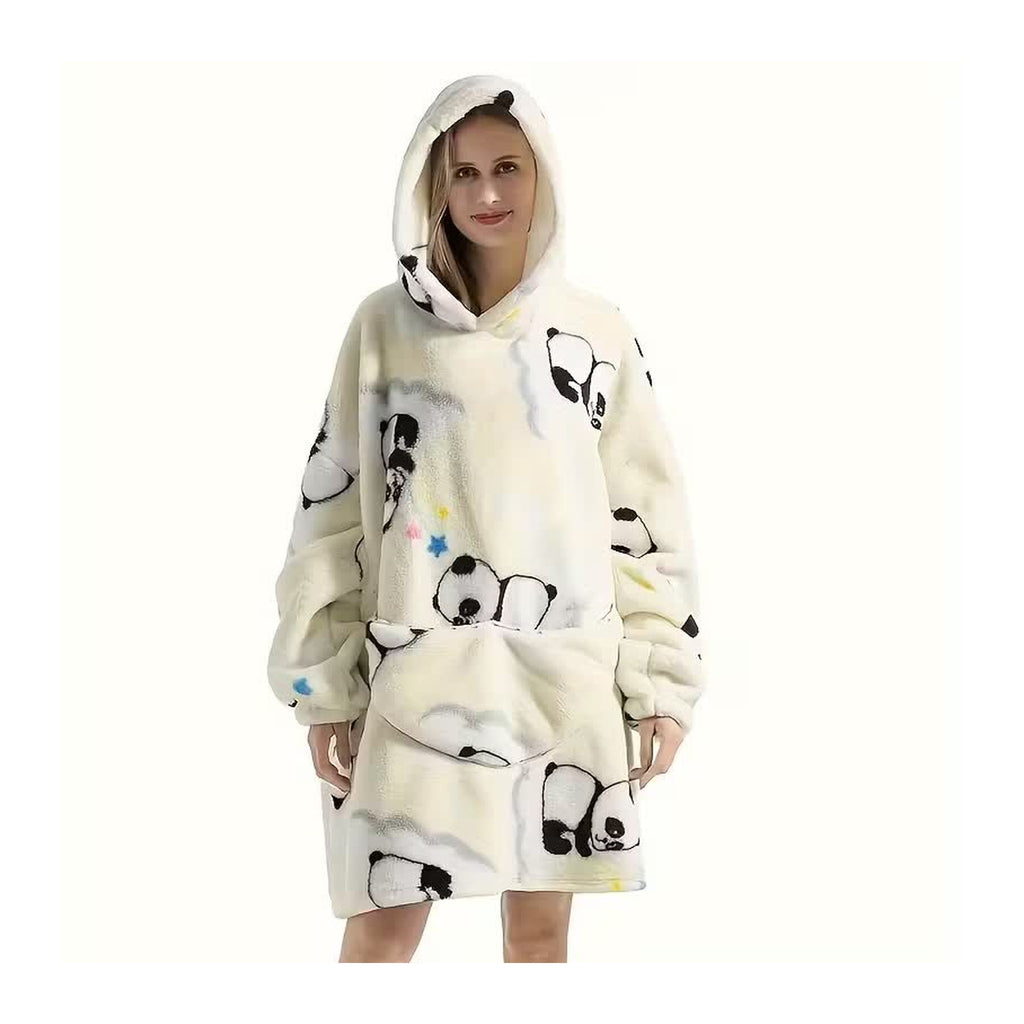 Bluzo‑koc z kapturem — ciepło, które nosisz ze sobą