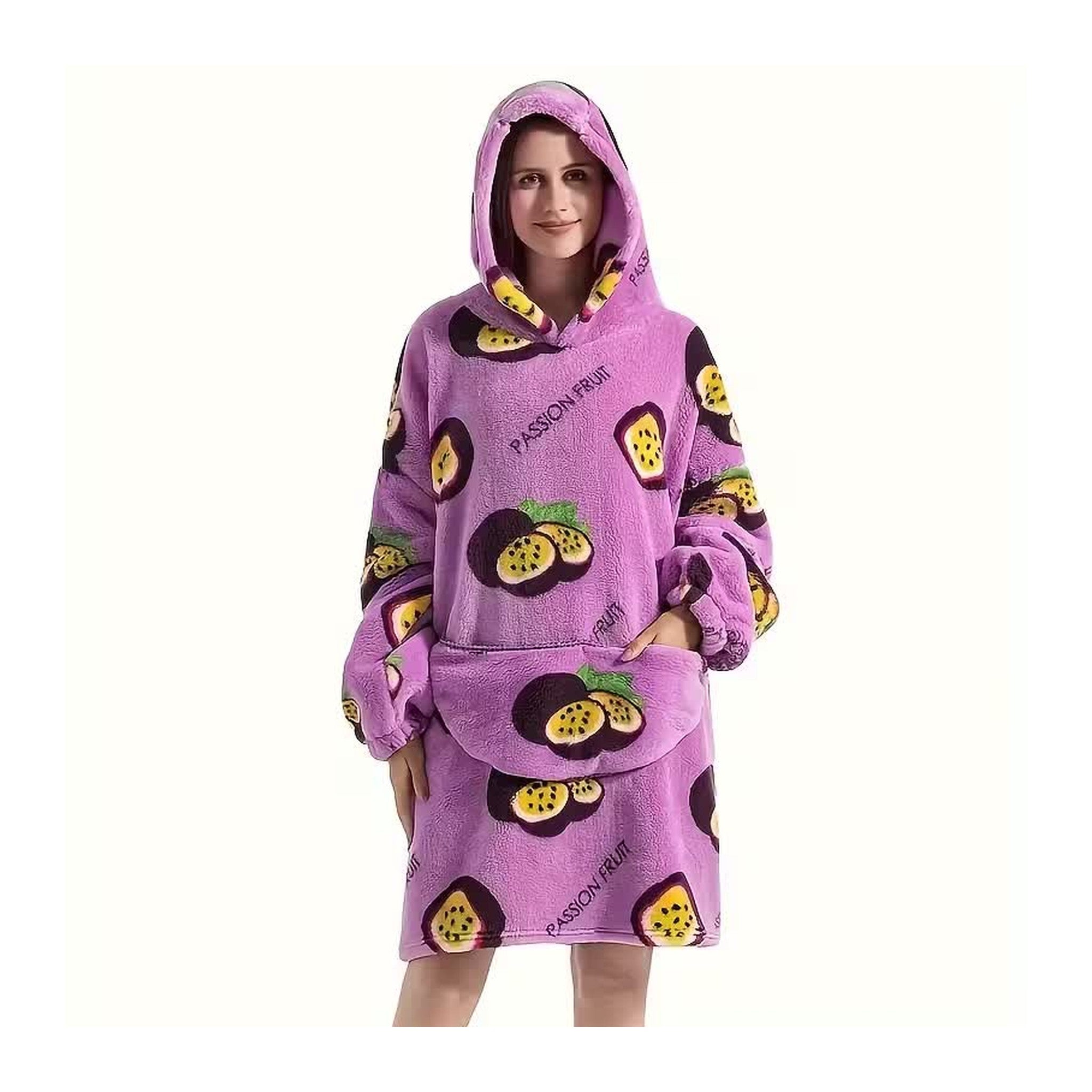 Bluzo‑koc z kapturem — ciepło, które nosisz ze sobą