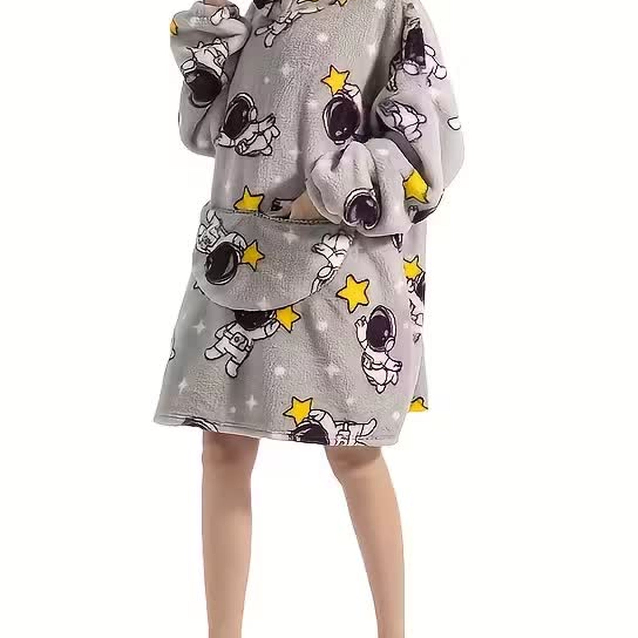 Bluzo‑koc z kapturem — ciepło, które nosisz ze sobą