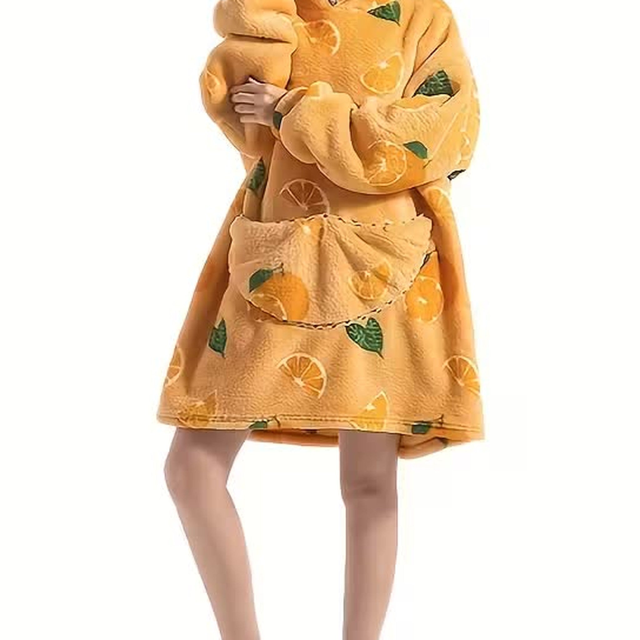 Bluzo‑koc z kapturem — ciepło, które nosisz ze sobą