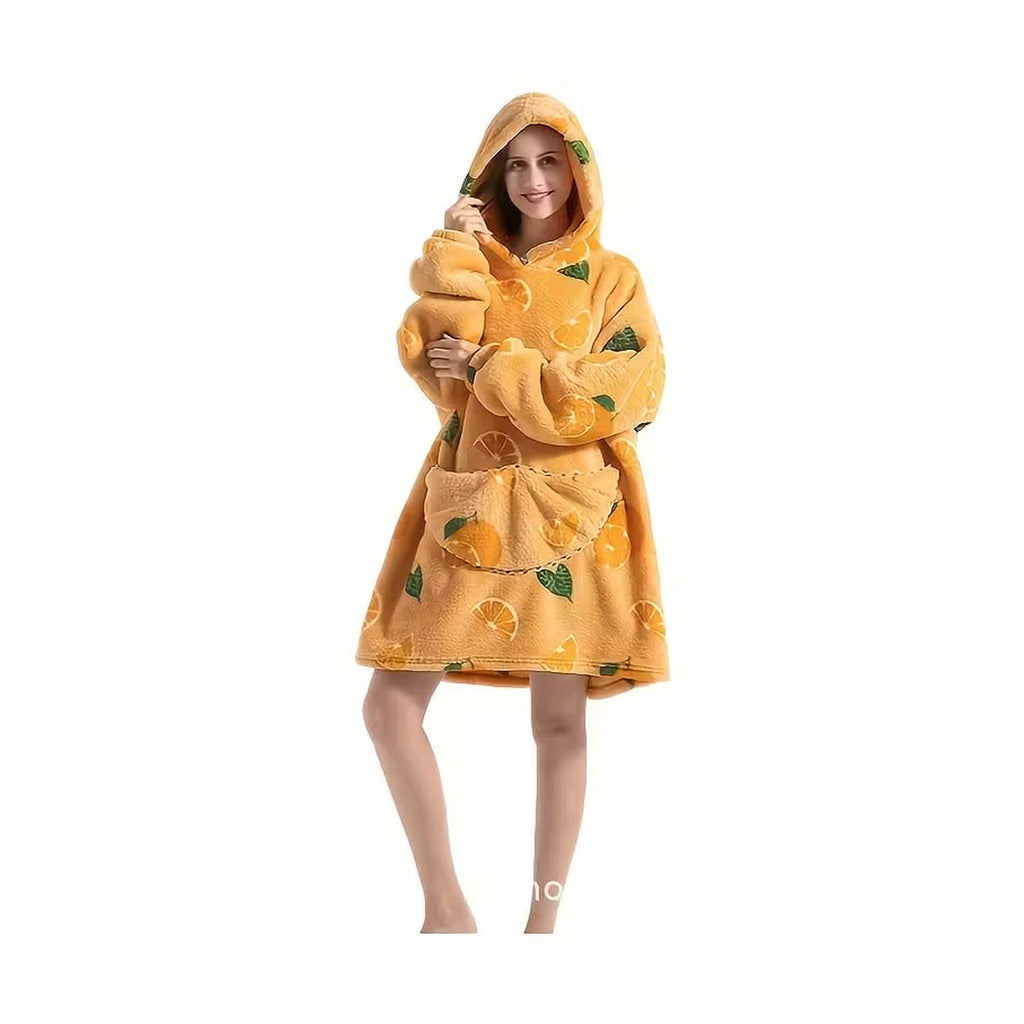 Bluzo‑koc z kapturem — ciepło, które nosisz ze sobą