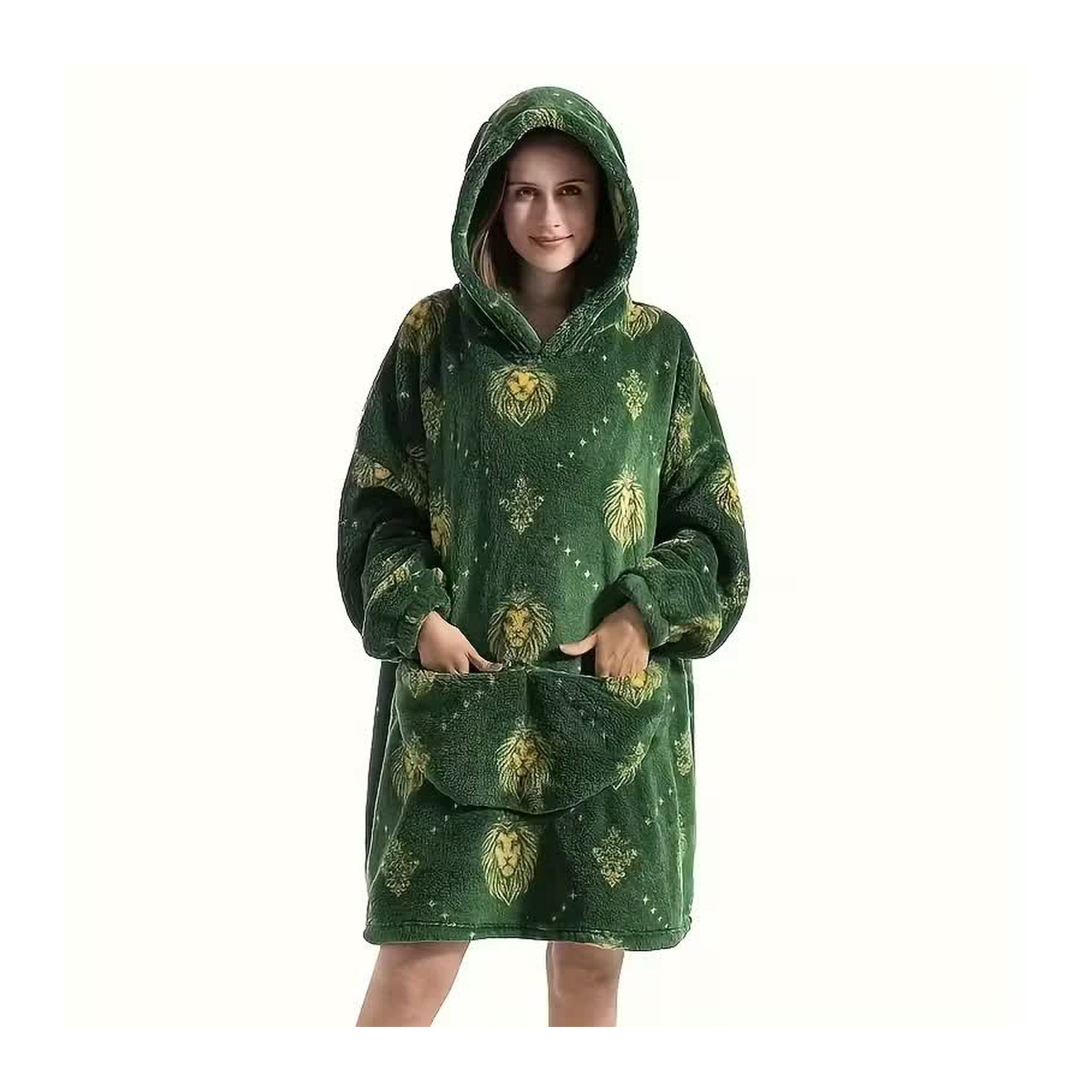 Bluzo‑koc z kapturem — ciepło, które nosisz ze sobą