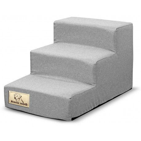 Schodki dla psa lub kota 3 stopniowe ROZBIERALNE antyslip Szare