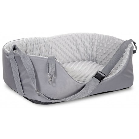 TRANSPORTER samochodowy 50x40 cm MINKY szary